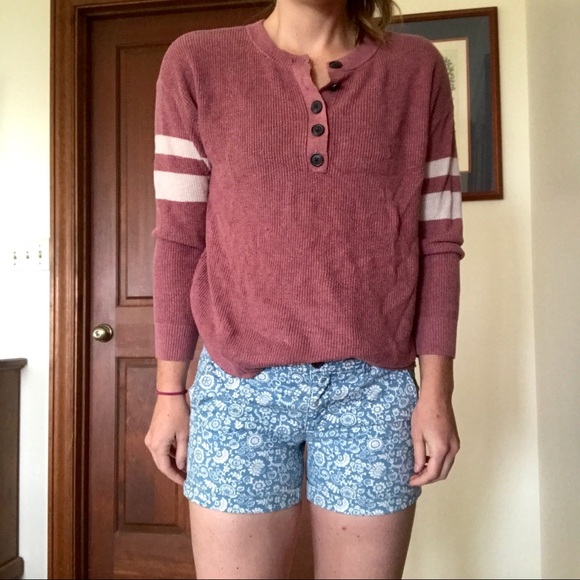 American Eagle Outfitters Sweaters - AE Henley Sweater Size Small